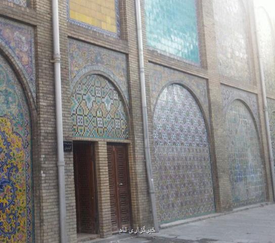 درب ورودی تکیه دولت به کاخ گلستان بازگشایی شد