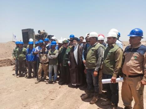 بازدید از پروژه آب رسانی به شهر های کرمان و رفسنجان