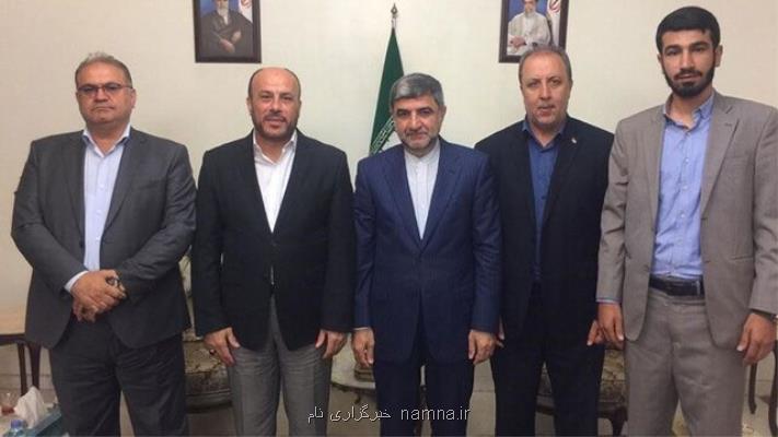 دیدار سفیر ایران در لبنان با نماینده حماس در این كشور