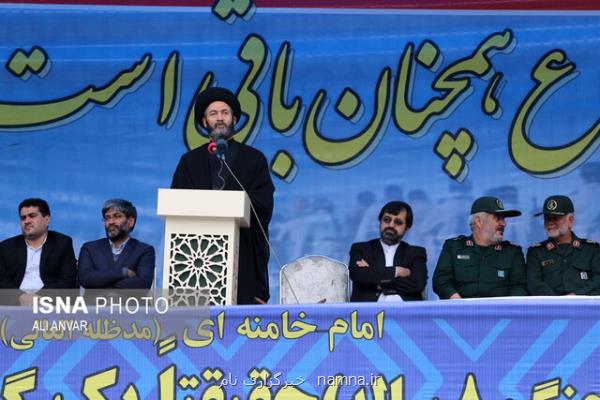 دشمنان ایران امروز در مقابل اراده ملت به ذلت افتاده اند