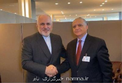 رایزنی ظریف با وزیر امور خارجه عراق