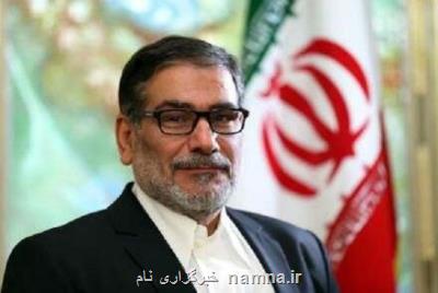 قدردانی شمخانی از سفر رئیس مجلس به خوزستان