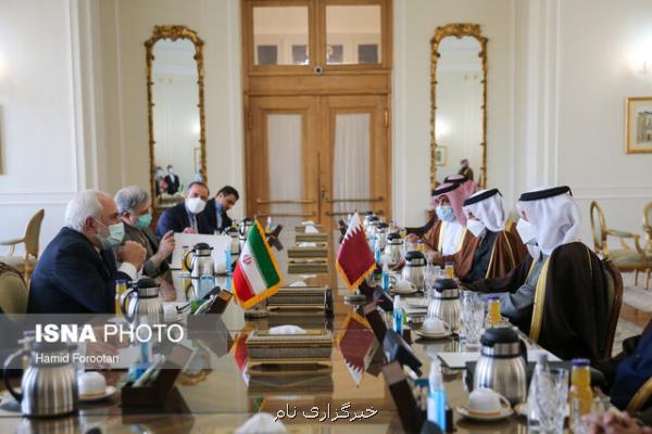 تاكید وزرای خارجه ایران و قطر بر لزوم همكاری كشورهای منطقه برای حل اختلافات